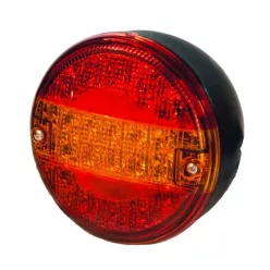 Hátsó lámpa Led kerek 3 funkciós