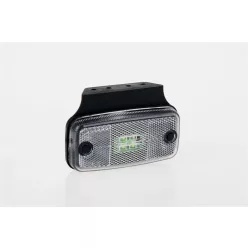 LED-es szélességjelző fehér tartóval