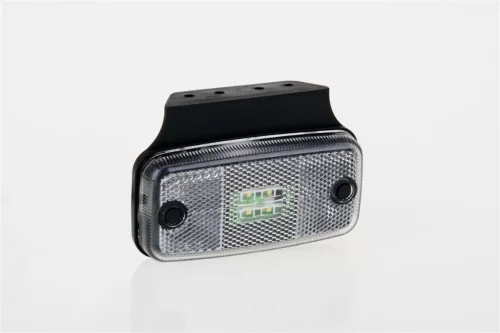 LED-es szélességjelző fehér tartóval