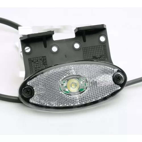 Flatpoint II led-es fehér helyzetjelző tartóval