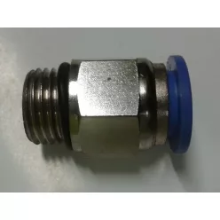 Légfékcső gyorstoldó fém FI6*M10*1