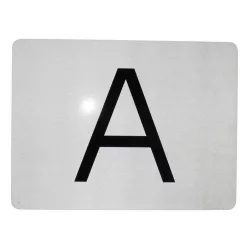 Fényvisszaverő tábla "A" kinyitható