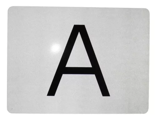 Fényvisszaverő tábla "A" kinyitható