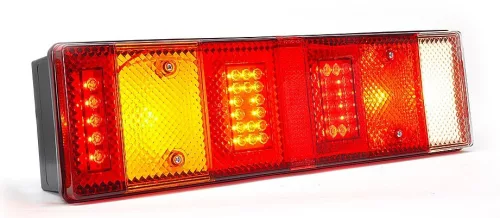 Hátsó lámpa 7 kamrás LED (W26) bal Schlemmer csatl