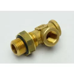 T elágazású levegőcsatlakozó G1:M12x1,5, G2:M12x1,5
