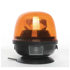 Mágnestalpas LED-es sárga villogólámpa 12/24V