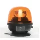Mágnestalpas LED-es sárga villogólámpa 12/24V