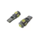 LED CANBUS izzó T10 24V (5smd-W2,1x9,5d-fehér) 2db