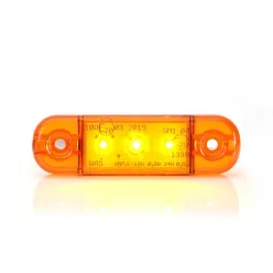 Szélességjelző sárga LED W97.1 (3 led) 12-24V