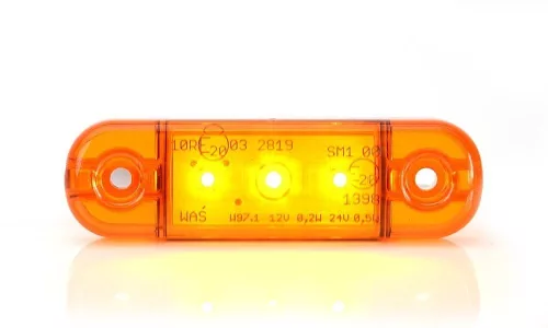 Szélességjelző sárga LED W97.1 (3 led) 12-24V