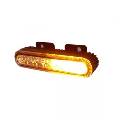   Stroboszkóbos megkülönböztető sárga villogólámpa 6LED 10-30V 12W