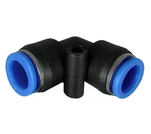 Műanyag csatlakozó könyök 8mm