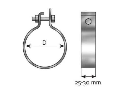 Neoplan/Man kipufogó bilincs