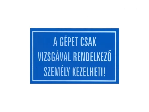 MATRICA A GÉPET CSAK VIZSGÁVAL...