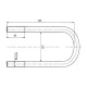 Rugókengyel BPW M22*2,5/130*295