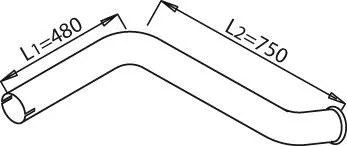 MAN F2000 kipufogódob