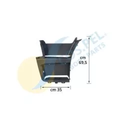 Scania 2017-től bal fellépőház közép 69,5 cm