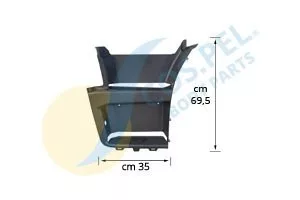 Scania 2017-től bal fellépőház közép 69,5 cm