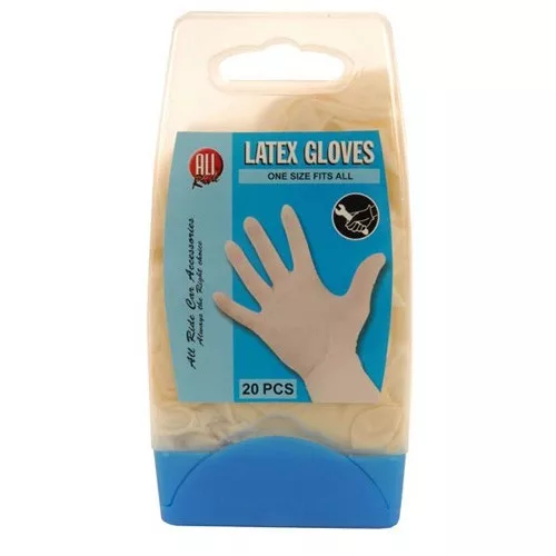 Munkakesztyű LATEX 20db/doboz