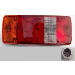 5 kamrás hátsó lámpa 8 AMP csatis bal