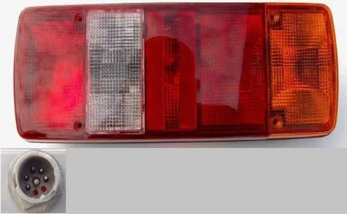 5 kamrás hátsó lámpa 8 AMP csatis jobb