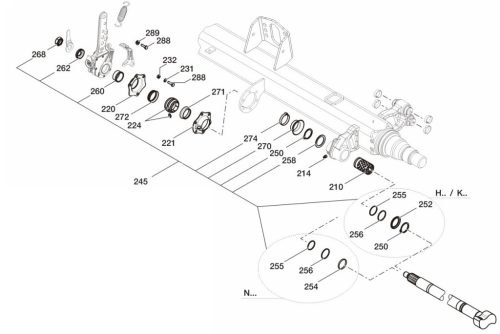 Fékkulcs javító szett BPW ECO