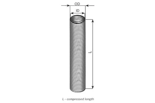 Flexibilis kipufogócső FI110 L-363