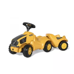 Volvo lábbal hajtható traktor +pótkocsi