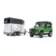 Land Rover Defender lószállítóval