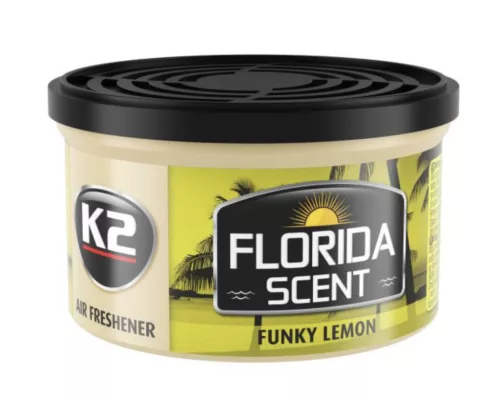Konzerv autó illatosító 50g /citrom/