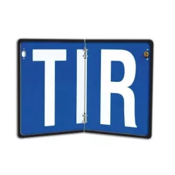 TIR tábla aluminium