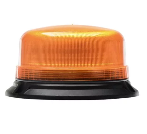 Mágnestalpas LED-es sárga villogólámpa 12/24V