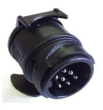 Elektromos aljzat/dugó átalakító 12V 13p dugó - 7p aljzat