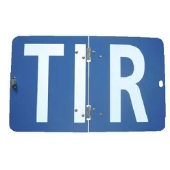 TIR tábla aluminium
