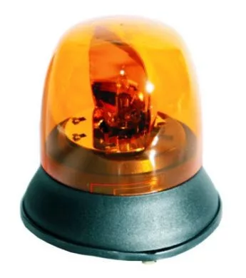 Síktalpas sárga villogólámpa 12/24V