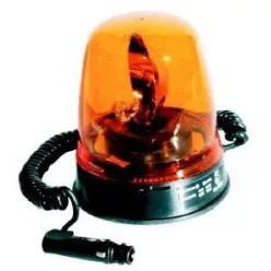 Mágnestalpas sárga villogólámpa 12/24V