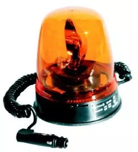 Mágnestalpas sárga villogólámpa 12/24V