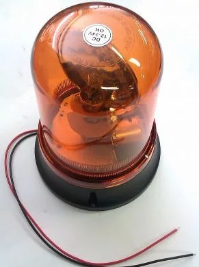 sárga villogólámpa mágnestalpas 12/24V