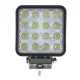 Munkalámpa LED 48W 9-36V 16 LED 110*126