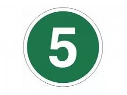 Matrica "5"