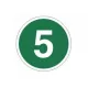 Matrica "5"