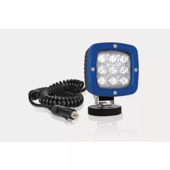 Munkalámpa 9 LED-es (mágnestalpas - alu. házzal)