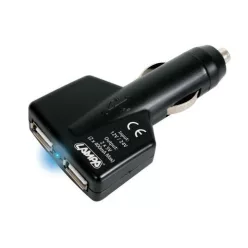 Szivargyújtó töltő 2xUSB 12/24V