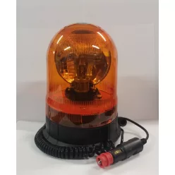 Mágnestalpas sárga villogólámpa izzós 12/24V