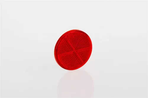 Prizma kerek öntapadós (60mm) piros