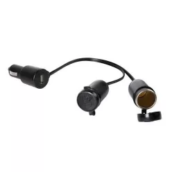 Szivargyújtó elosztó + USB 12/24V