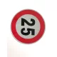 Fényvisszaverő sebesség korlátozó matrica nagy 25