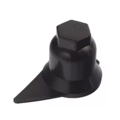 Csavarkupak fekete 32mm lazulásjelzős