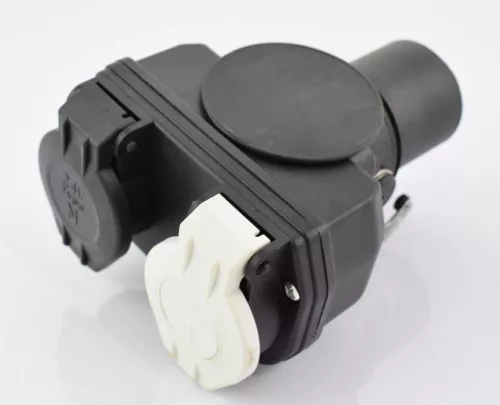 Elektromos adapter-ADR átalakító "egyenes" 15p-2x7p 24V