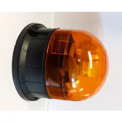 Síktalpas sárga villogólámpa izzós 12/24V